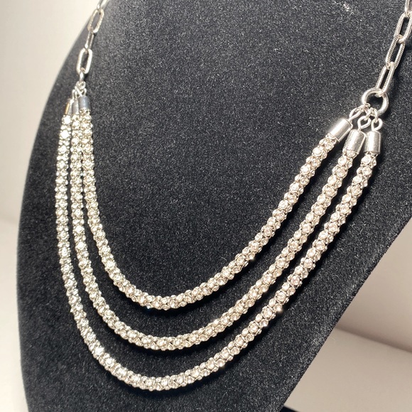 Ann Taylor Short Rhinestone Necklace - Picture 2 of 6